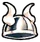 Chipped Bull Horn Helmet