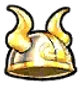 Gladiator's Bull Horn Helmet