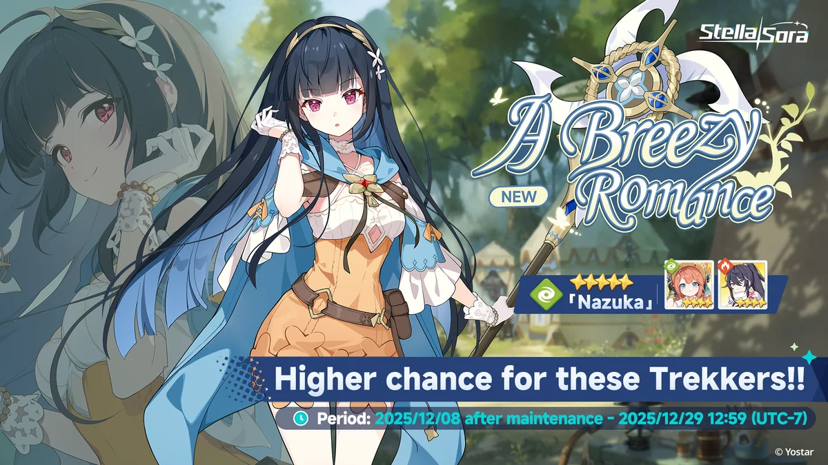 New ★5 Ventus Trekker: Nazuka - A Breezy Romance Banner