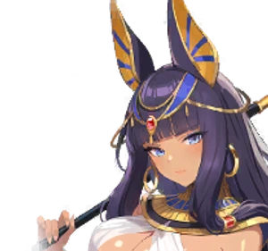 Anubis - SSR Healer character from Zone Nova gacha game