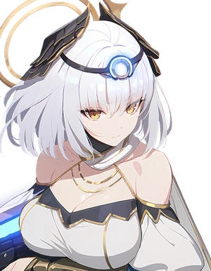 Athena - SSR Buffer character from Zone Nova gacha game