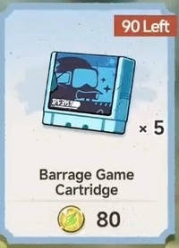 Barrage Game Cartridge