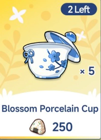 Blossom Porcelain Cup