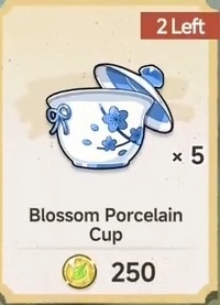 Blossom Porcelain Cup