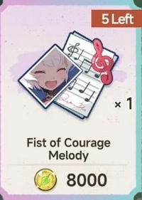 Fist of Courage Melody