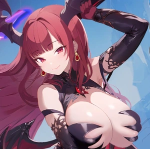 Greed Mammon - SR Mage character from Zone Nova gacha game