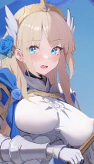 Jeanne D Arc - SSR Healer character from Zone Nova gacha game