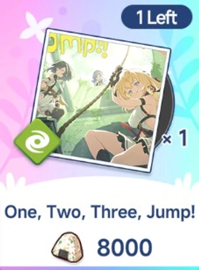 One, Two, Three, Jump!