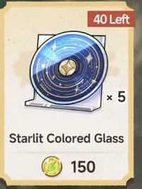 Starlit Colored Glass