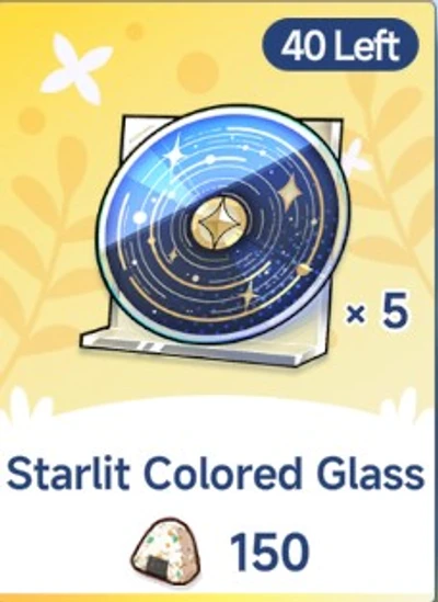 Starlit Colored Glass