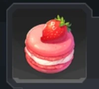 Strawberry Chubby Macaron