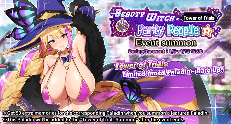"Beauty Witch Party People" Event Summon