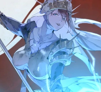 Joan - SSR Warrior character from Silver and Blood gacha game