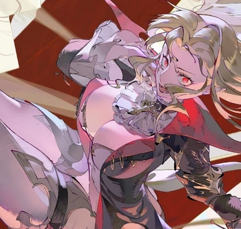 Lamia - SSR Sorcerer character from Silver and Blood gacha game