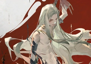 Spectral Gilrain - SSR Assassin character from Silver and Blood gacha game