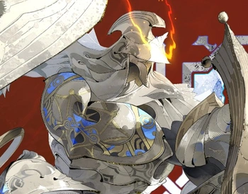 Theophane - SSR Defender character from Silver and Blood gacha game