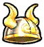 Gladiator's Bull Horn Helmet