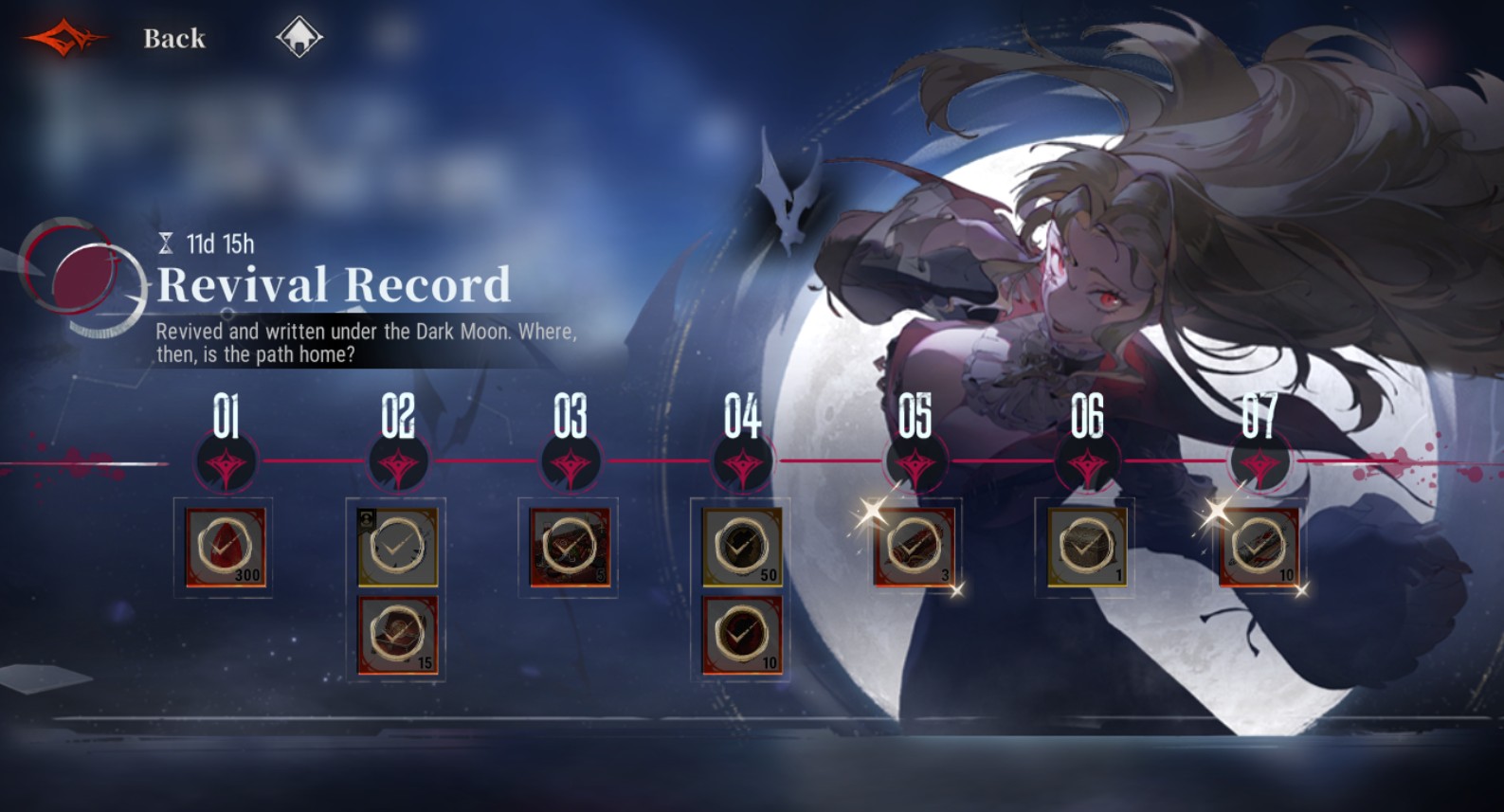 Daily Login Rewards Interface