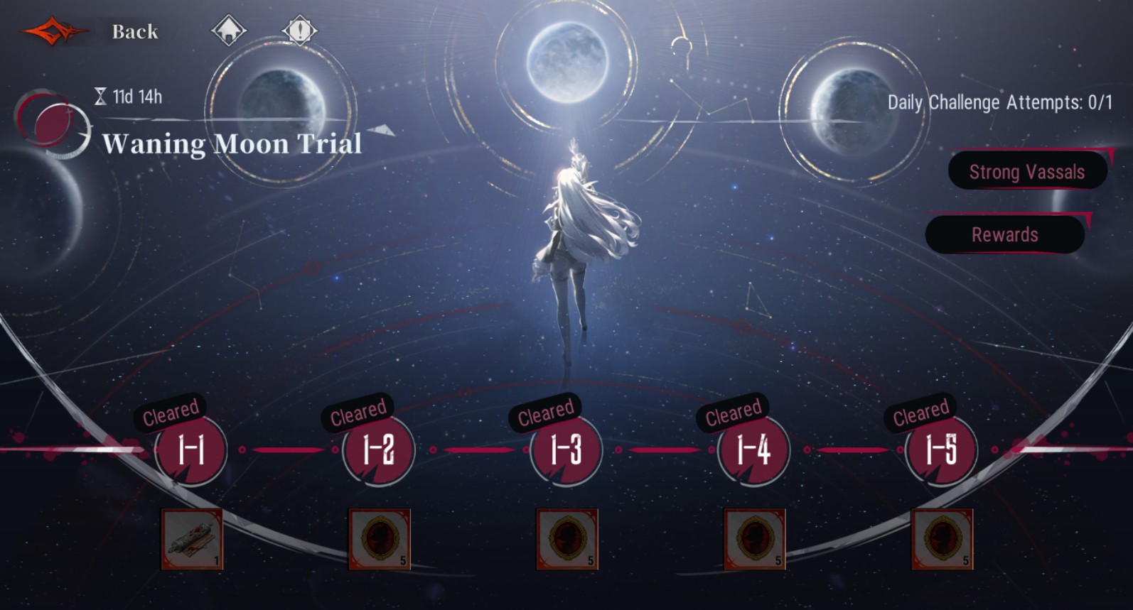 Stage 1-11 Nightmare Difficulty Rewards