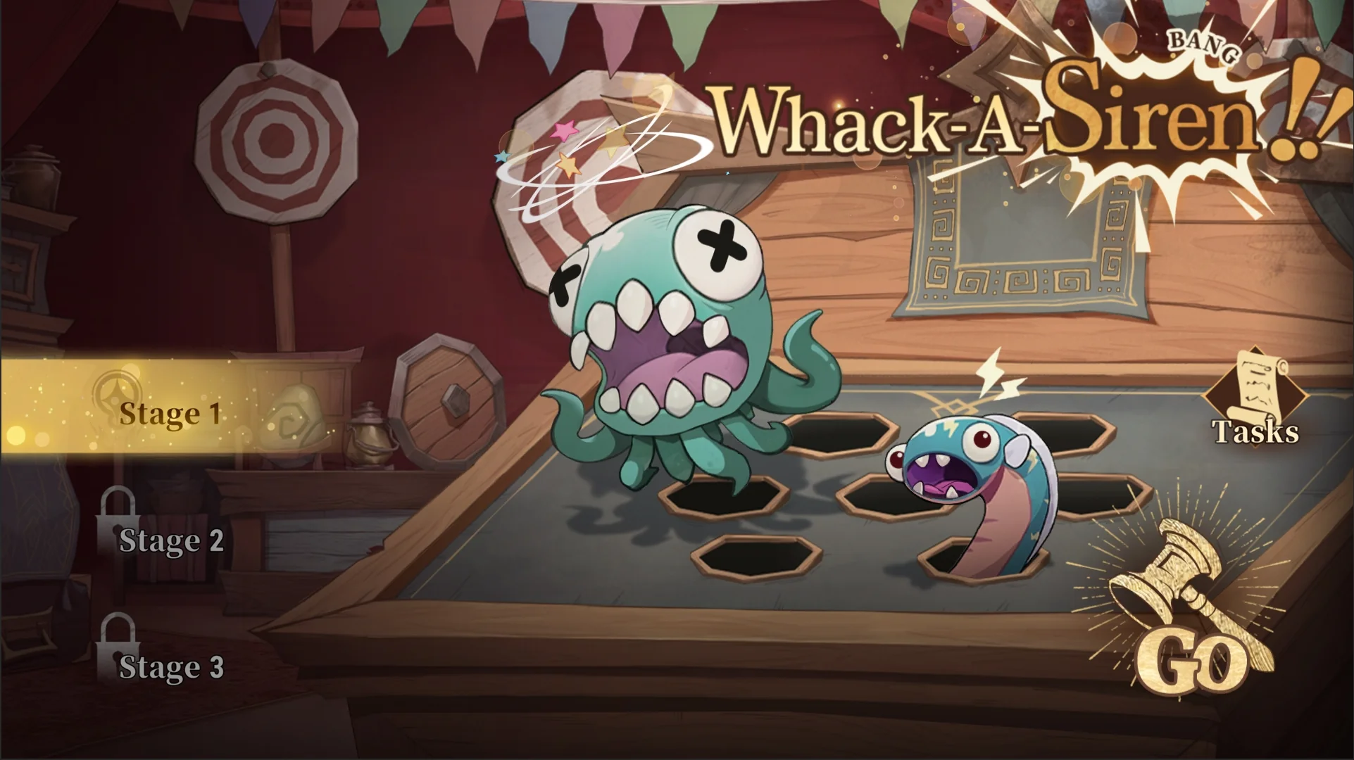 Whack-a-Siren Mini-game
