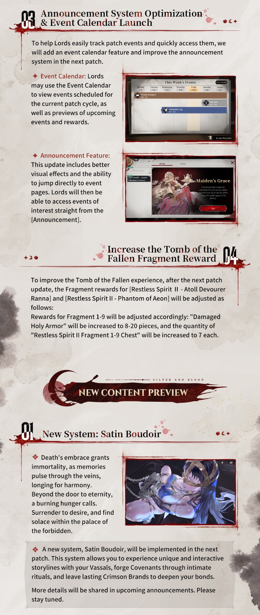 System Optimization and New Content Preview