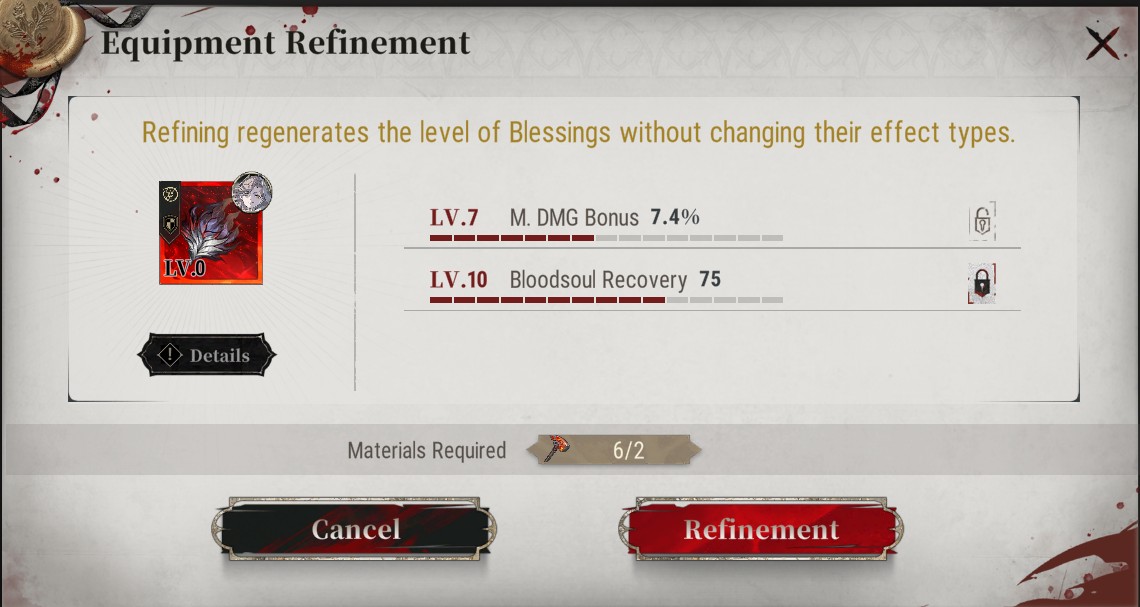 Lock cost with refinement